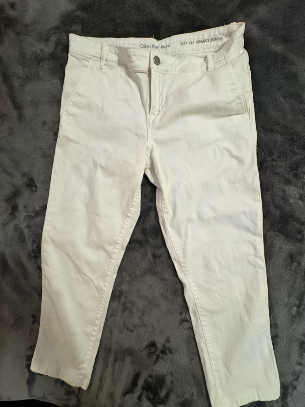Calvin Klein Jeans White Skinny Women's Jeans
